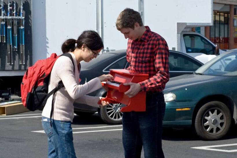 Charlyne Yi and Michael Cera in "Paper Heart."