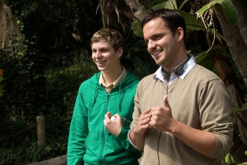 Michael Cera and Jake Johnson in "Paper Heart."