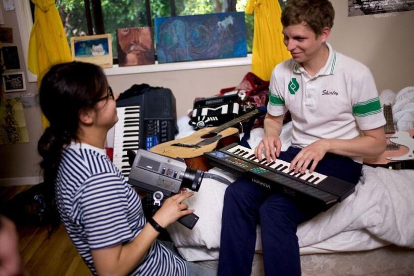 Charlyne Yi and Michael Cera in "Paper Heart."