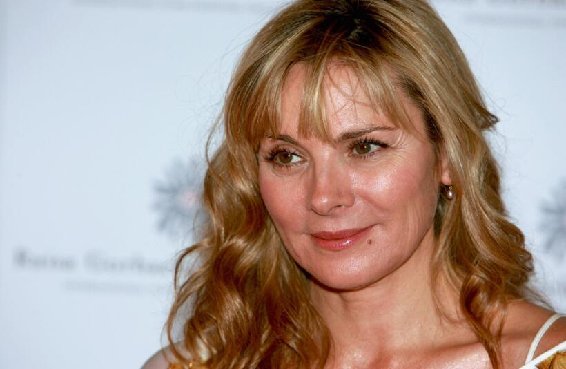 Kim Cattrall at the Raisa Gorbachev Foundations Second Annual Gala Dinner.