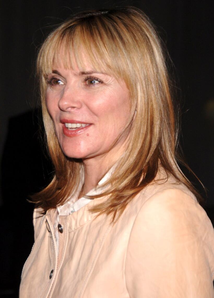 Kim Cattrall at The Cinema Society and The Wall Street Journal after party for "Away from Her".