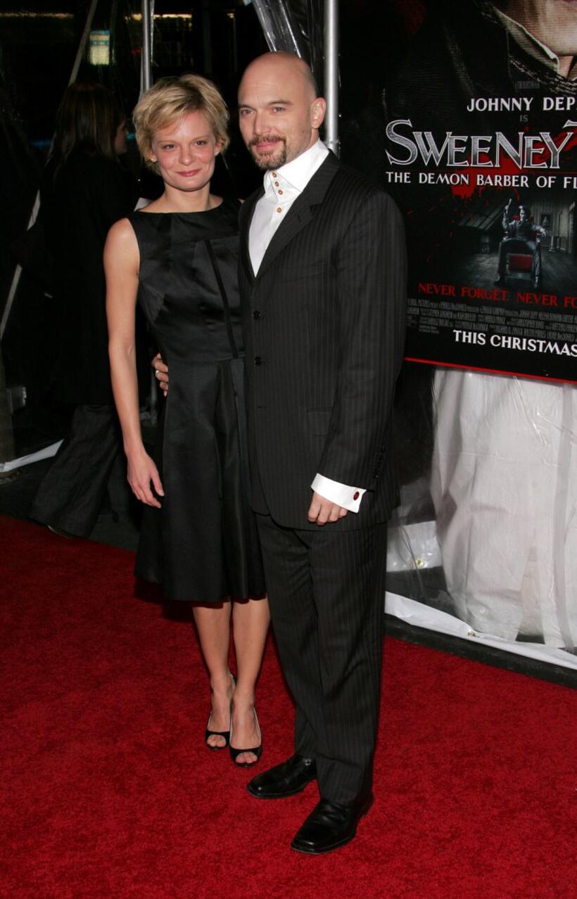 Martha Plimpton and Michael Cerveris at the New York premiere of "Sweeney Todd The Demon Barber Of Fleet Street."