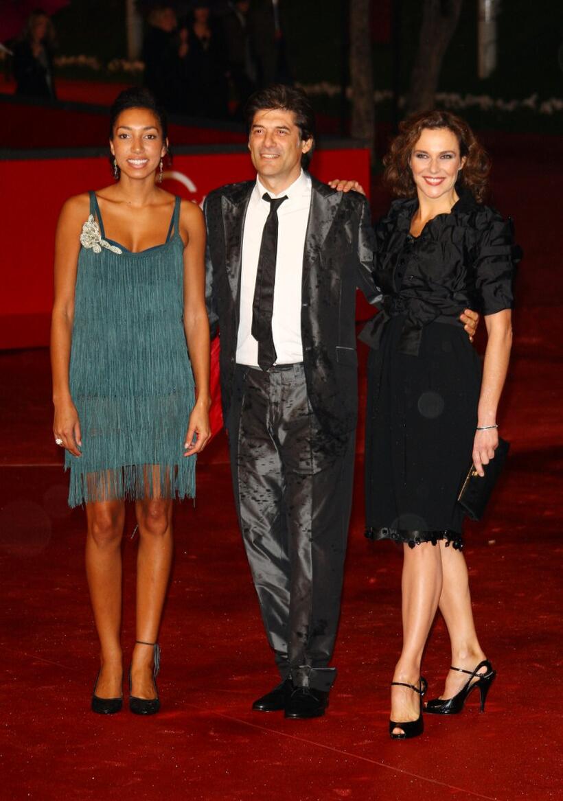 Margot Dufrene, Georges Corraface and Valeria Cavalli at the Closing Ceremony during the 3rd Rome International Film Festival.