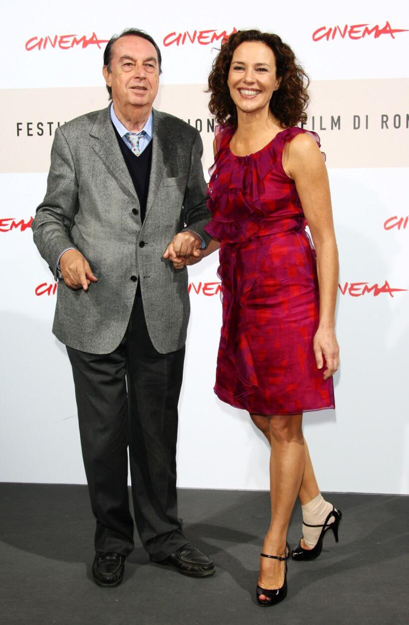 Maurizio Scaparro and Valeria Cavalli at the photocall of "L'ultimo Pulcinella" during the 3rd Rome International Film Festival.