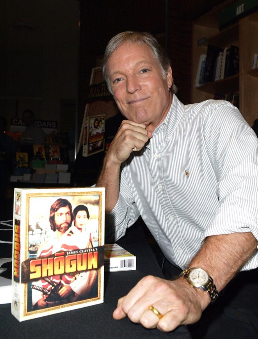 Richard Chamberlain at the Virgin Megastore Hollywood to promote the DVD launch of the television series "Shogun" and to promote his new book "Shattered Love: A Memoir 2003".