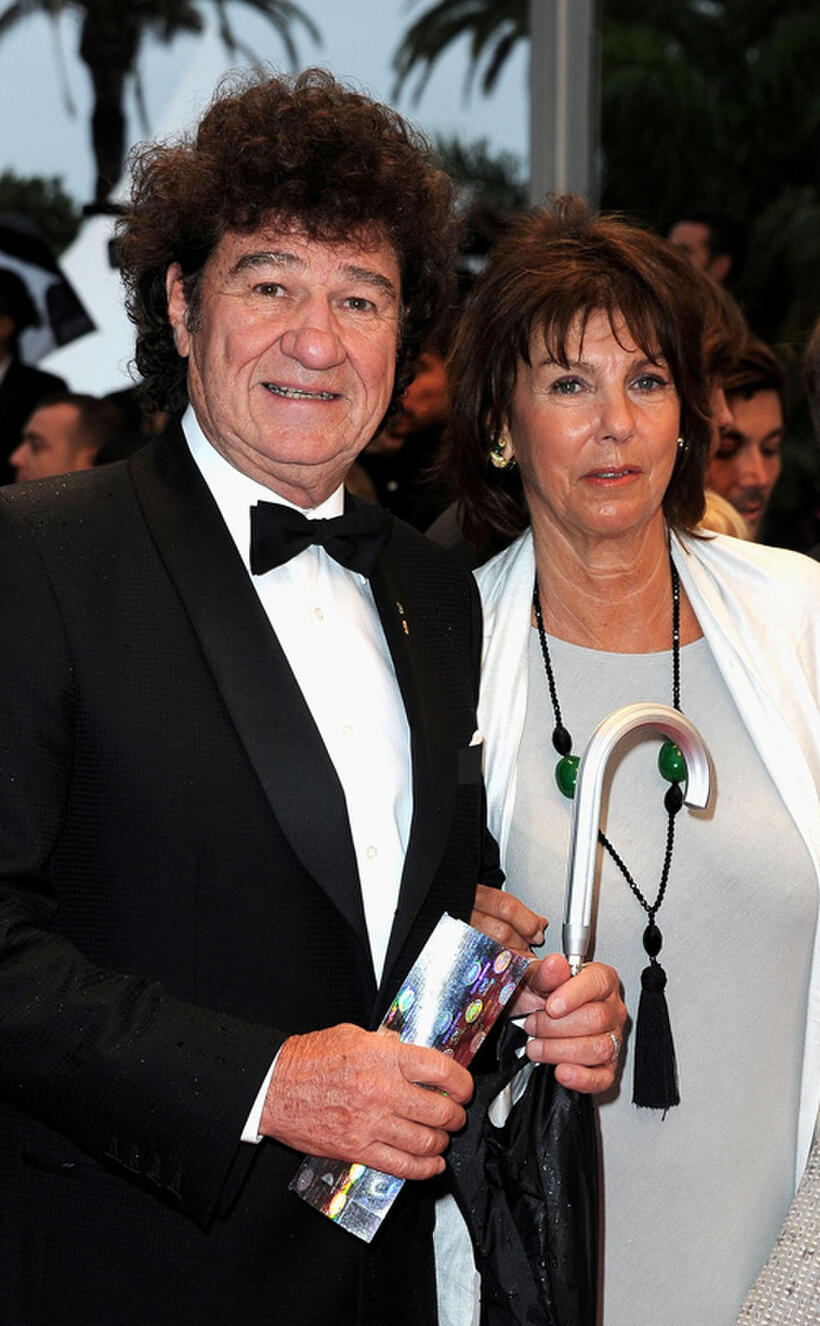 Robert Charlebois and Guest at the premiere of "Amour" during the 65th Annual Cannes Film Festival in France.