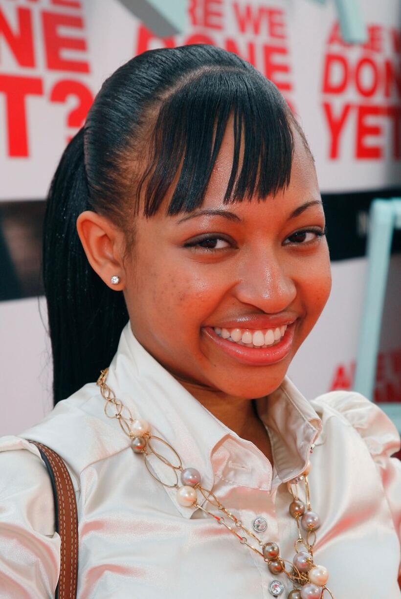 Aleisha Allen at the premiere of "Are We Done Yet."
