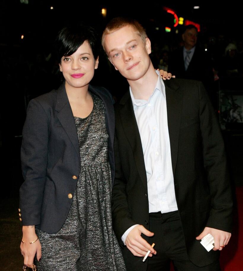Lily Allen and her Brother Alfie Allen at the screening of "Bricklane" during the Times BFI 51st London Film Festival.