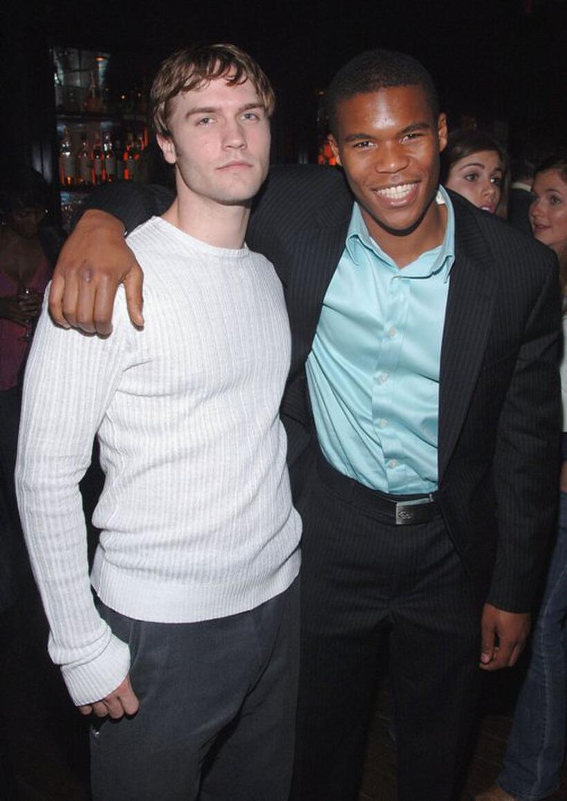 Scott Porter and Gaius Charles at the Gersh Agency Celebration of Upfronts.