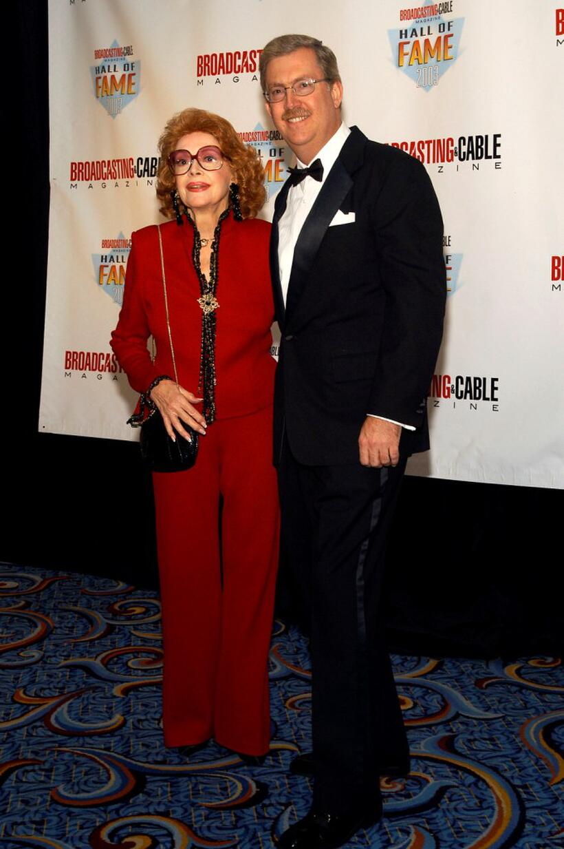 Jayne Meadows and Bill Allen at the 13th Annual Broadcasting & Cable Magazine Hall of Fame.