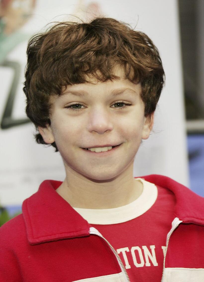 Jake Cherry at the premiere of "Flushed Away."