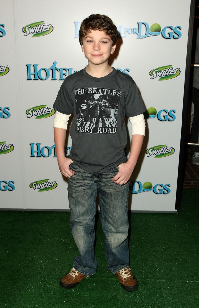 Jake Cherry at the premiere of "Hotel for Dogs."