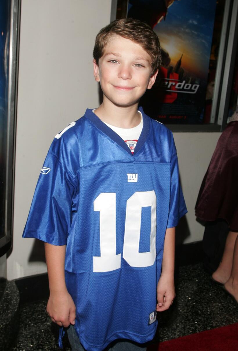 Jake Cherry at the premiere of "Underdog."