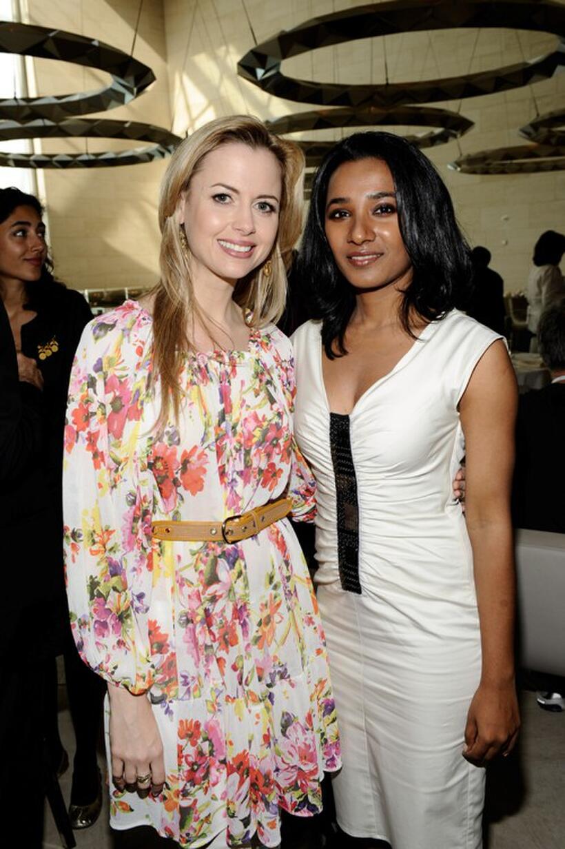 Amanda Palmer and Tannishtha Chatterjee at the Museum of Islamic Art during the 2009 Doha Tribeca Film Festival.