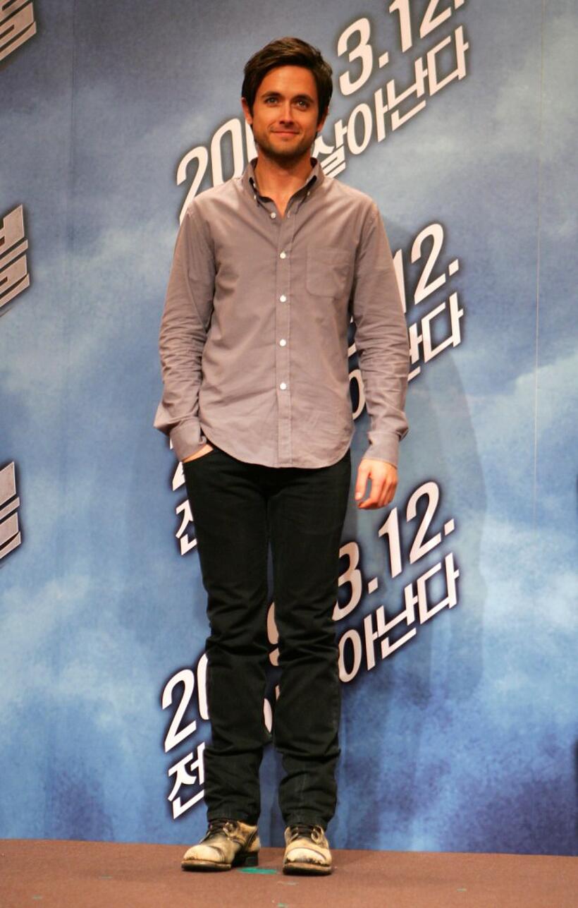 Justin Chatwin at the press conference of "Dragonball Evolution."