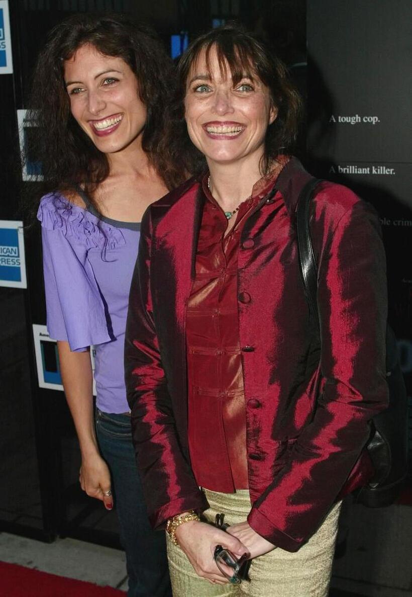 Karen Allen and Lisa Edelstein at the Tribeca Film Festival, at the premiere of "Insomnia".