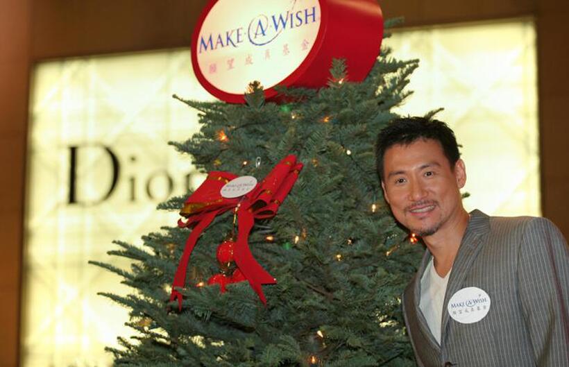 Jacky Cheung at the 8th anniversary of Make-A-Wish charity campaign.