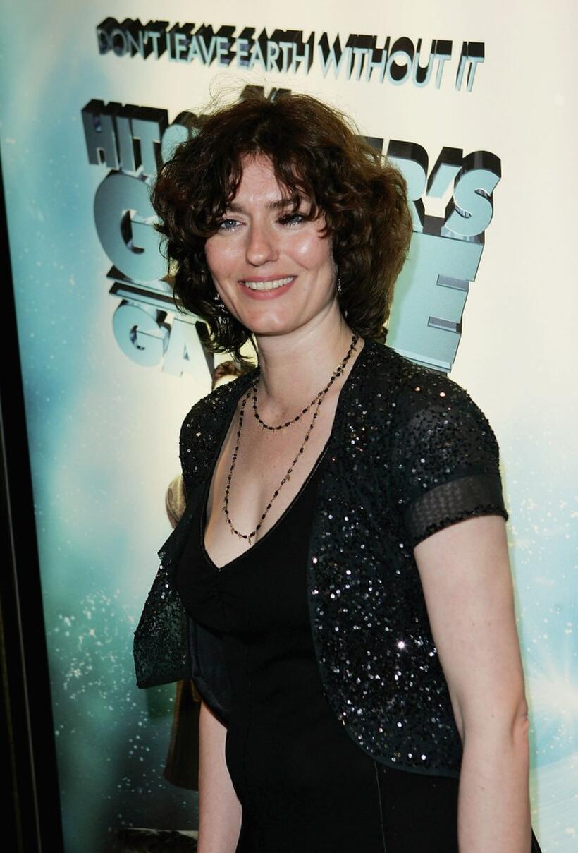 Anna Chancellor at the world premiere of "Hitchhiker's Guide To The Galaxy."