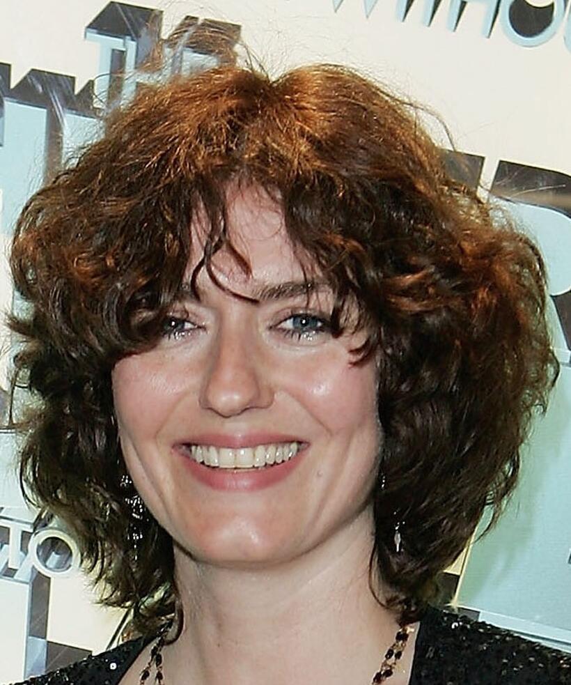 Anna Chancellor at the world premiere of "Hitchhiker's Guide To The Galaxy."