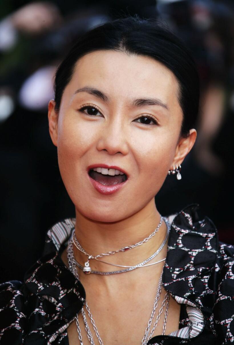 Maggie Cheung at the premiere of "No Country For Old Men" at the Palais des Festivals during the 60th International Cannes Film Festival.