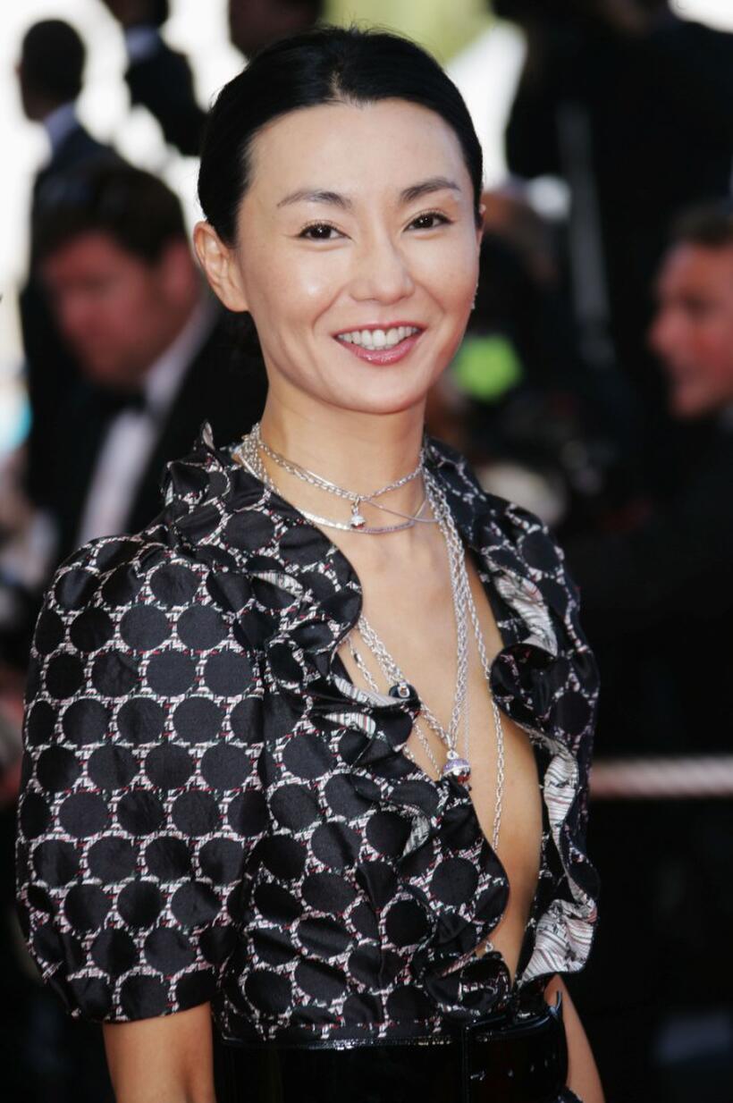 Maggie Cheung at the premiere of "No Country For Old Men" at the Palais des Festivals during the 60th International Cannes Film Festival.