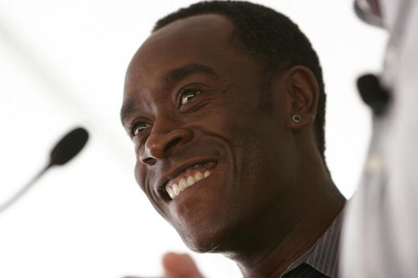 Don Cheadle at in a conversation with co-writer John Prendergast to discuss their book "Not On Our Watch: A Mission To End Genocide in Darfur And Beyond" in L.A.