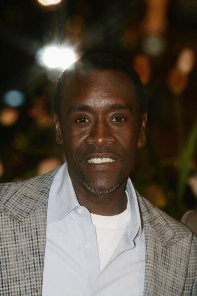 Don Cheadle at the Berlin premiere of "Hotel Rwanda."
