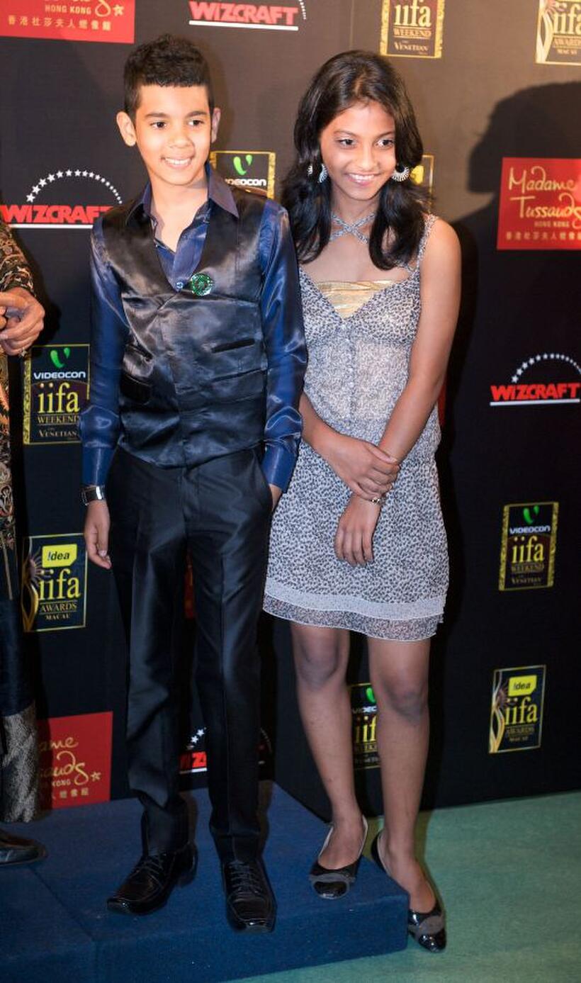 Tanay Chheda and Tanvi Ganesh Lonkar at the 2009 International Indian Film Academy Awards.