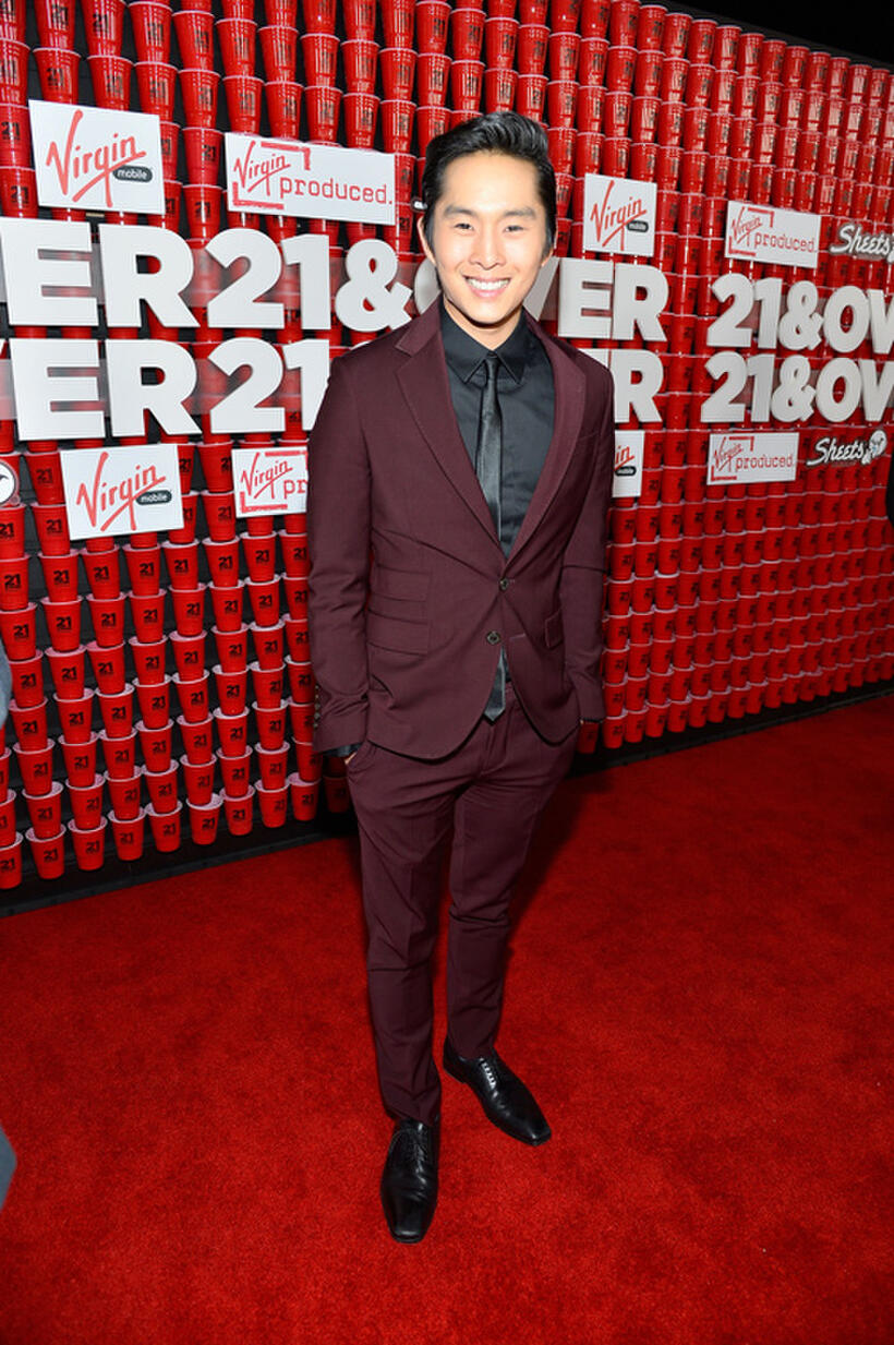 Justin Chon at the California premiere of "21 and Over."