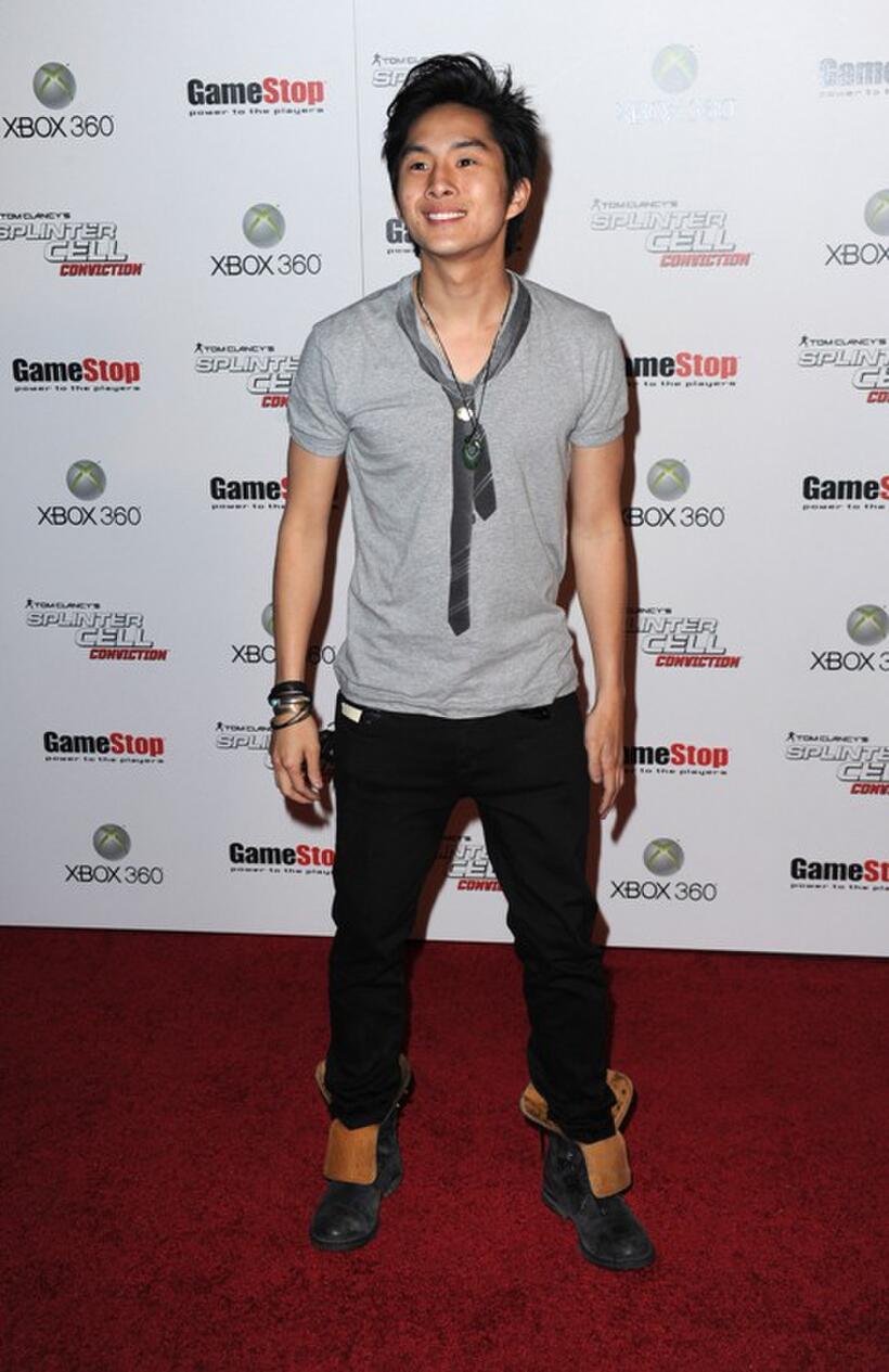 Justin Chon at the Tom Clancy's Splinter Cell Conviction Launch event.
