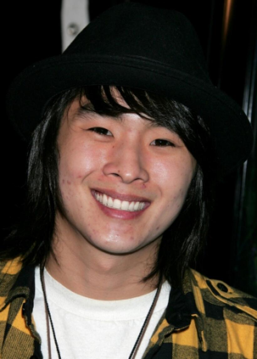 Justin Chon at the premiere of "The Spiderwick Chronicles."