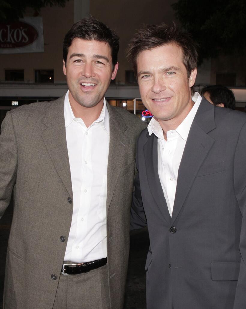Kyle Chandler and Jason Bateman at the premiere of "The Kingdom."