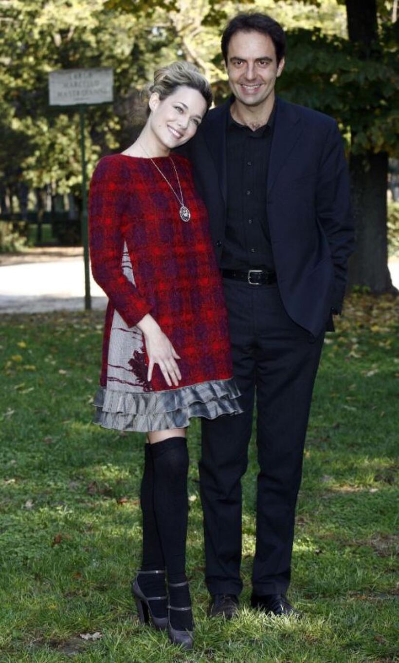 Laura Chiatti and Neri Marcore at the photocall of "Gli Amici Del Bar Margherita."