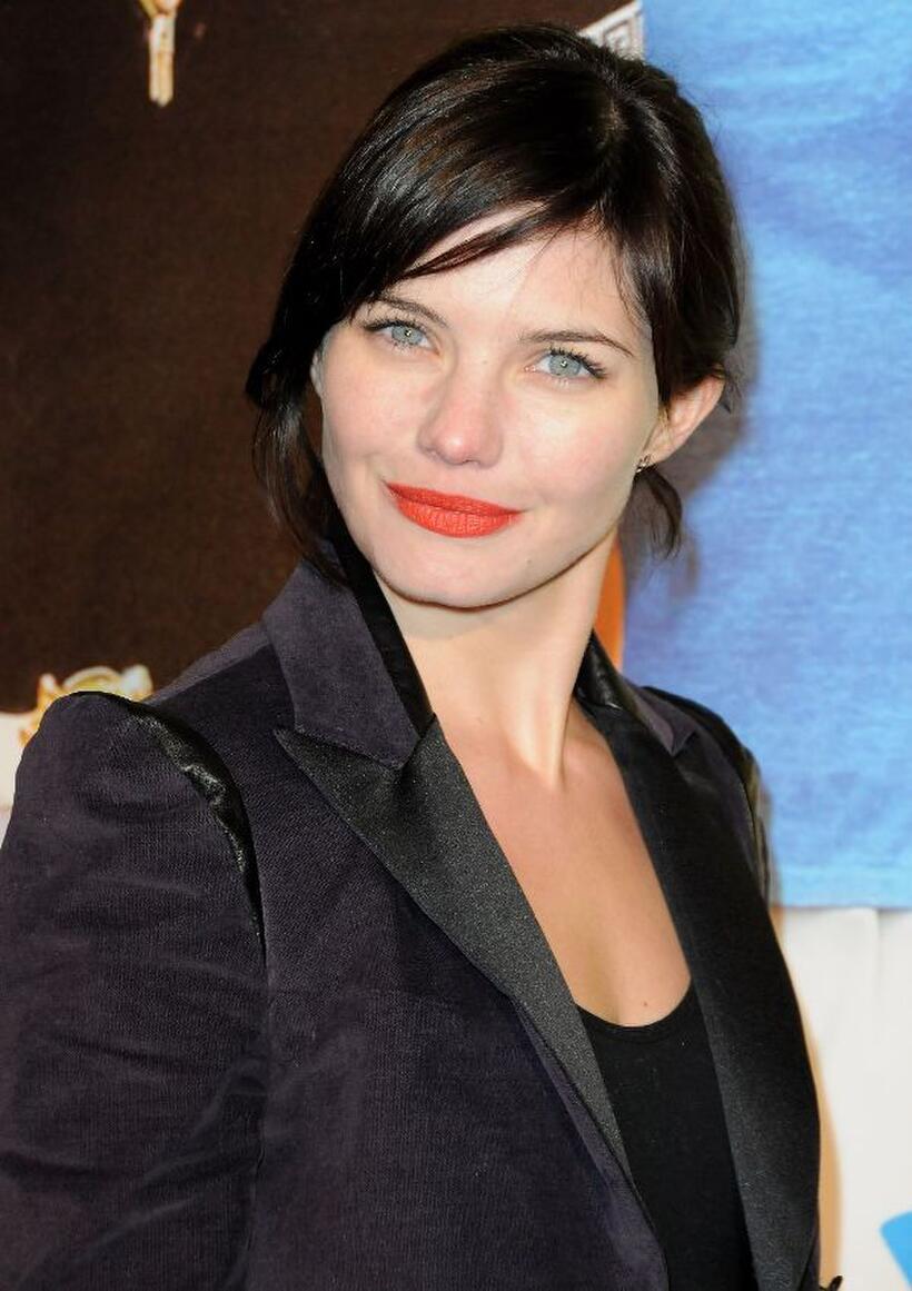Delphine Chaneac at the premiere of "I Love You Philip Morris."