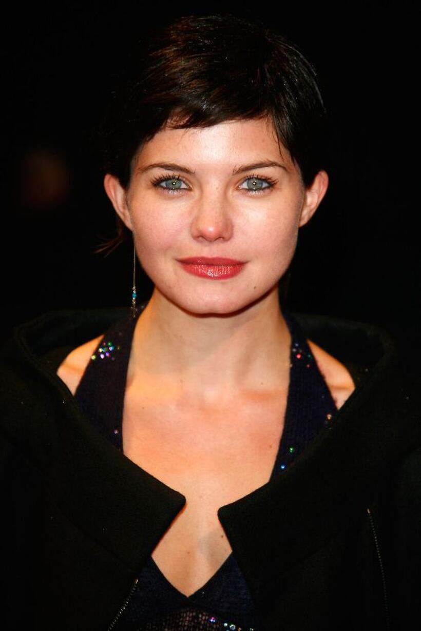 Delphine Chaneac at the Paris premiere of "Quantum of Solace."