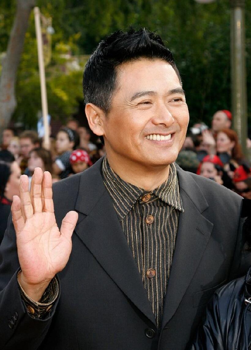 Chow Yun-Fat at the California world premiere of "Pirates Of The Caribbean: At World's End".