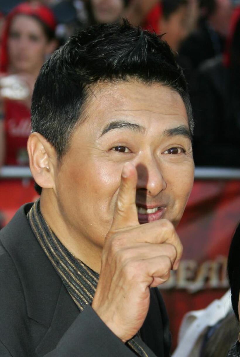 Chow Yun-Fat at the California world premiere of "Pirates Of The Caribbean: At World's End".