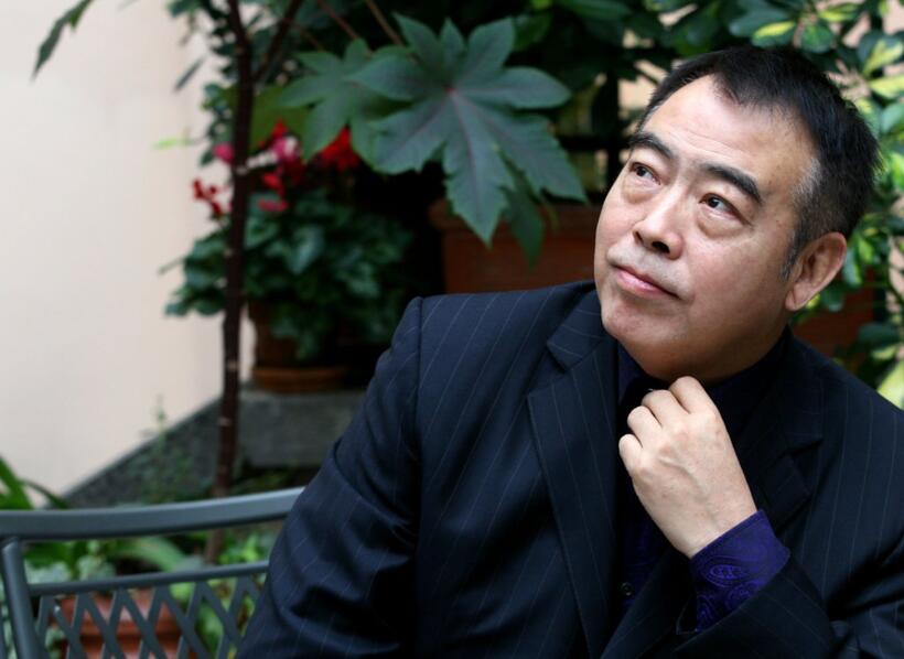 Chen Kaige at the photo session during the Asian Film Festival.