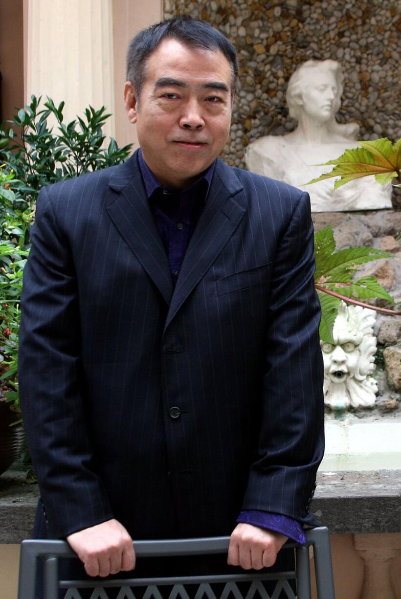 Chen Kaige at the photo session during the Asian Film Festival.