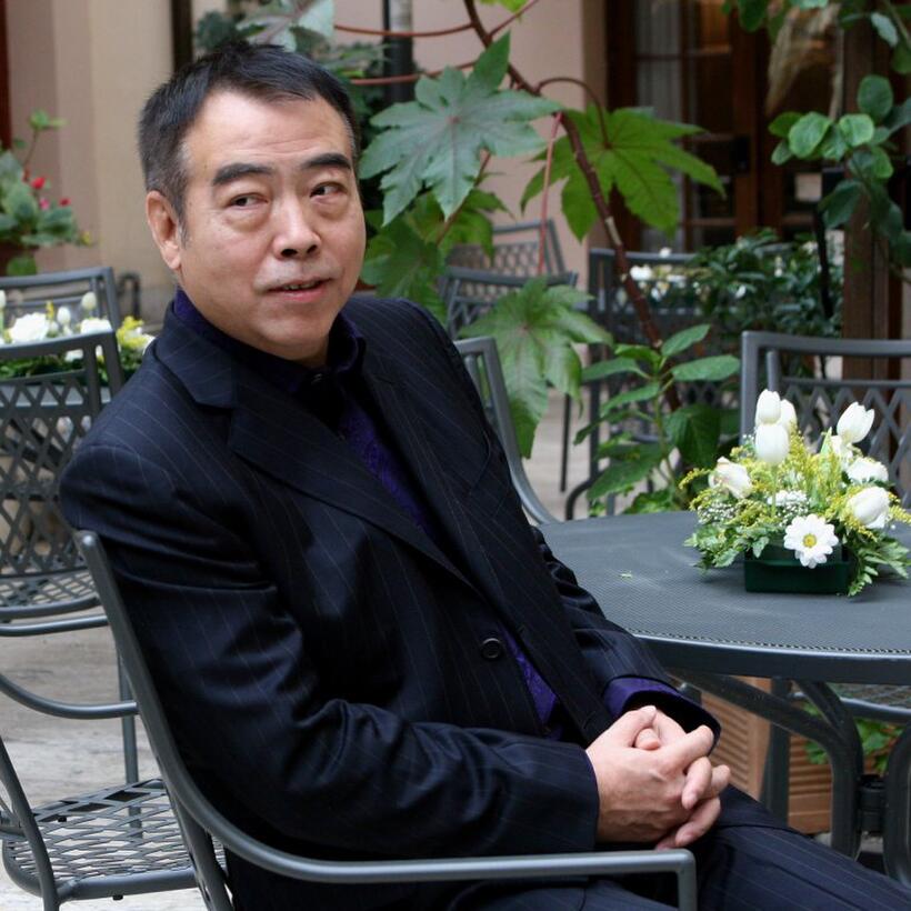 Chen Kaige at the photo session during the Asian Film Festival.