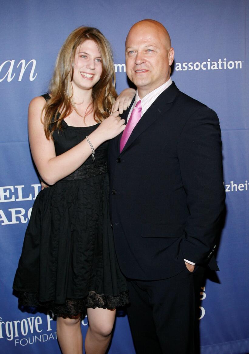 Michael Chiklis and his daughter Autumn at the Alzheimers Association's 15th Annual "A Night at Sardis" benefit event.