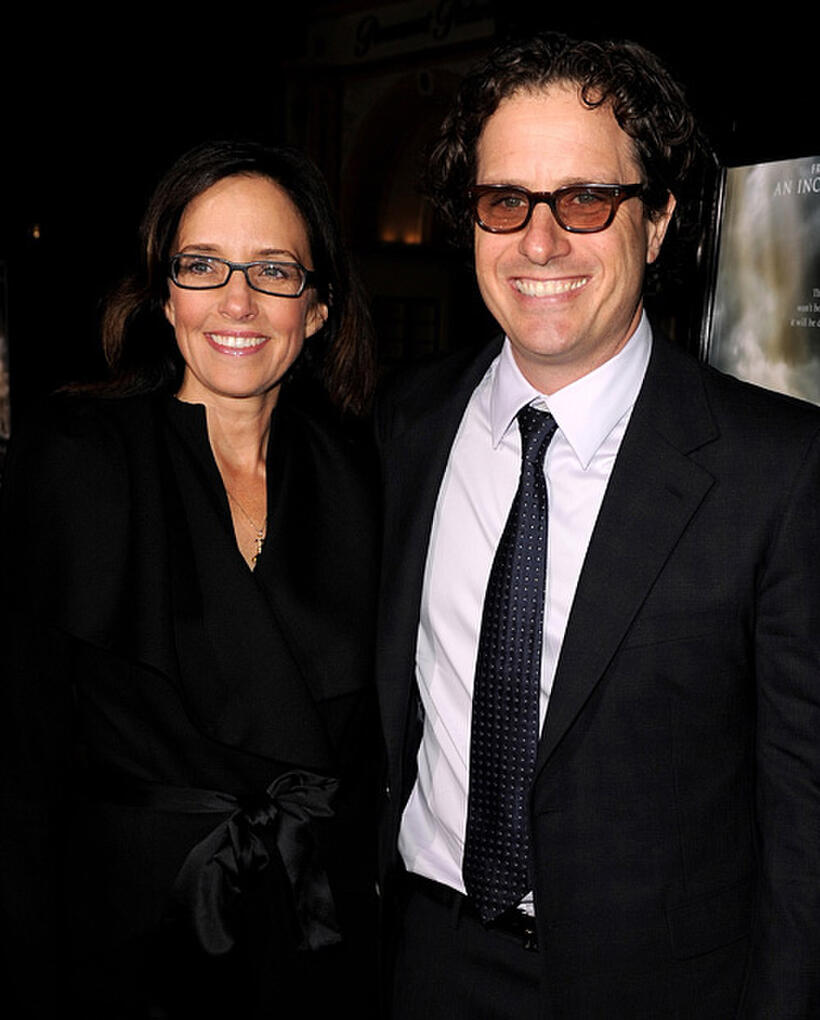 Lesley Chilcott and Davis Guggenheim at the premiere of "Waiting for a Superman."