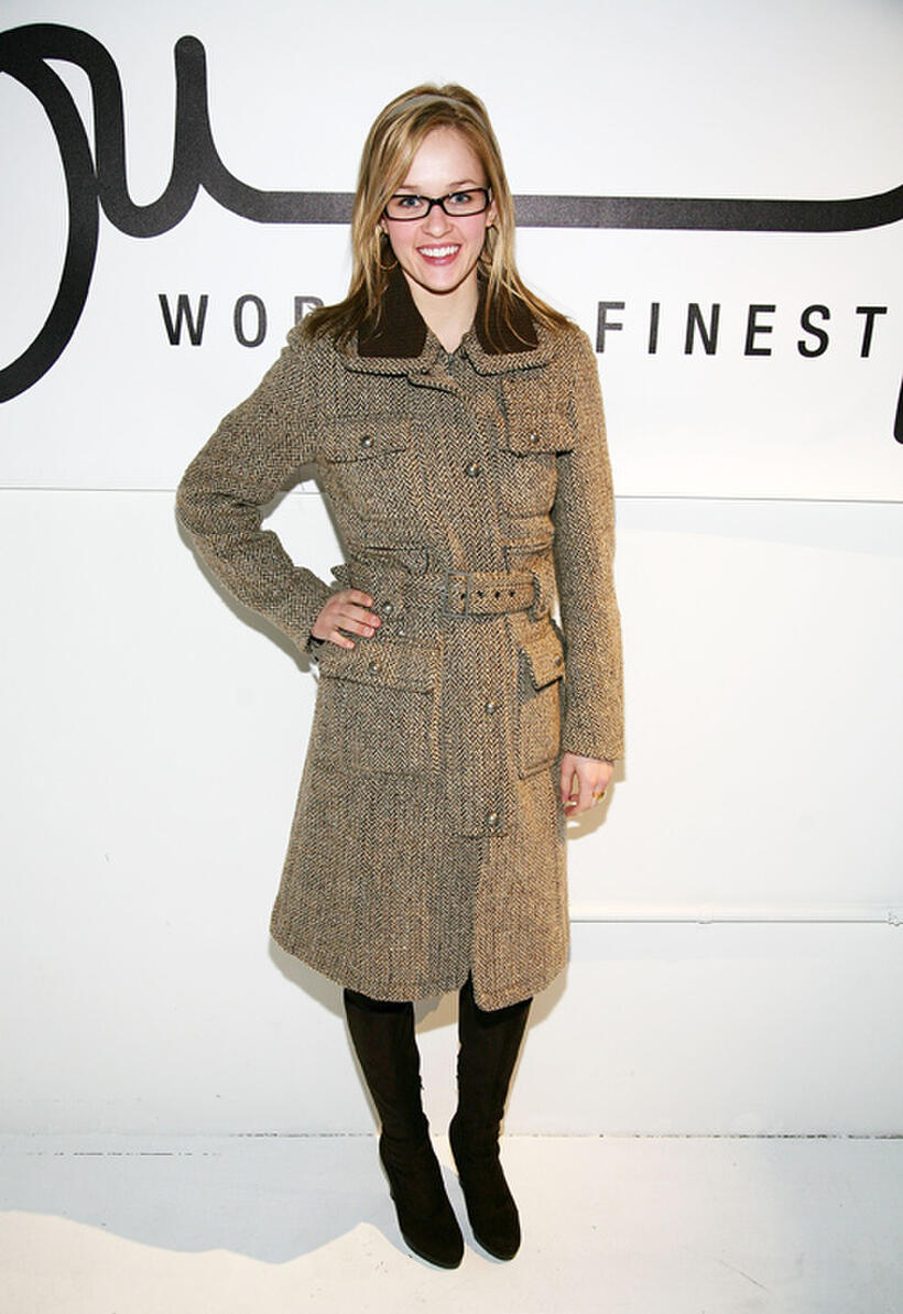 Ambyr Childers at the opening of the Supima Pop Up Store.