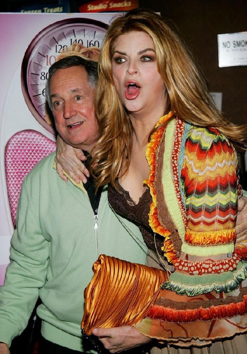Kirstie Alley and Neil Sedaka at the premiere of "Fat Actress".