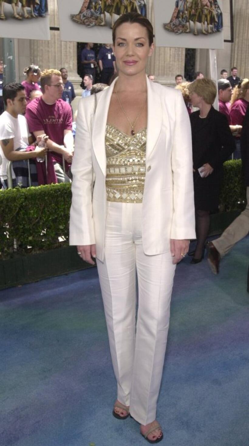 Claudia Christian at the world premiere of "Atlantis: The Lost Empire."