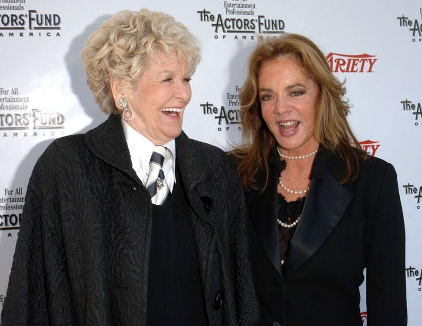 Stockard Channing and Elaine Stritch at the 2005 Tony Awards Party & "The Julie Harris Award".