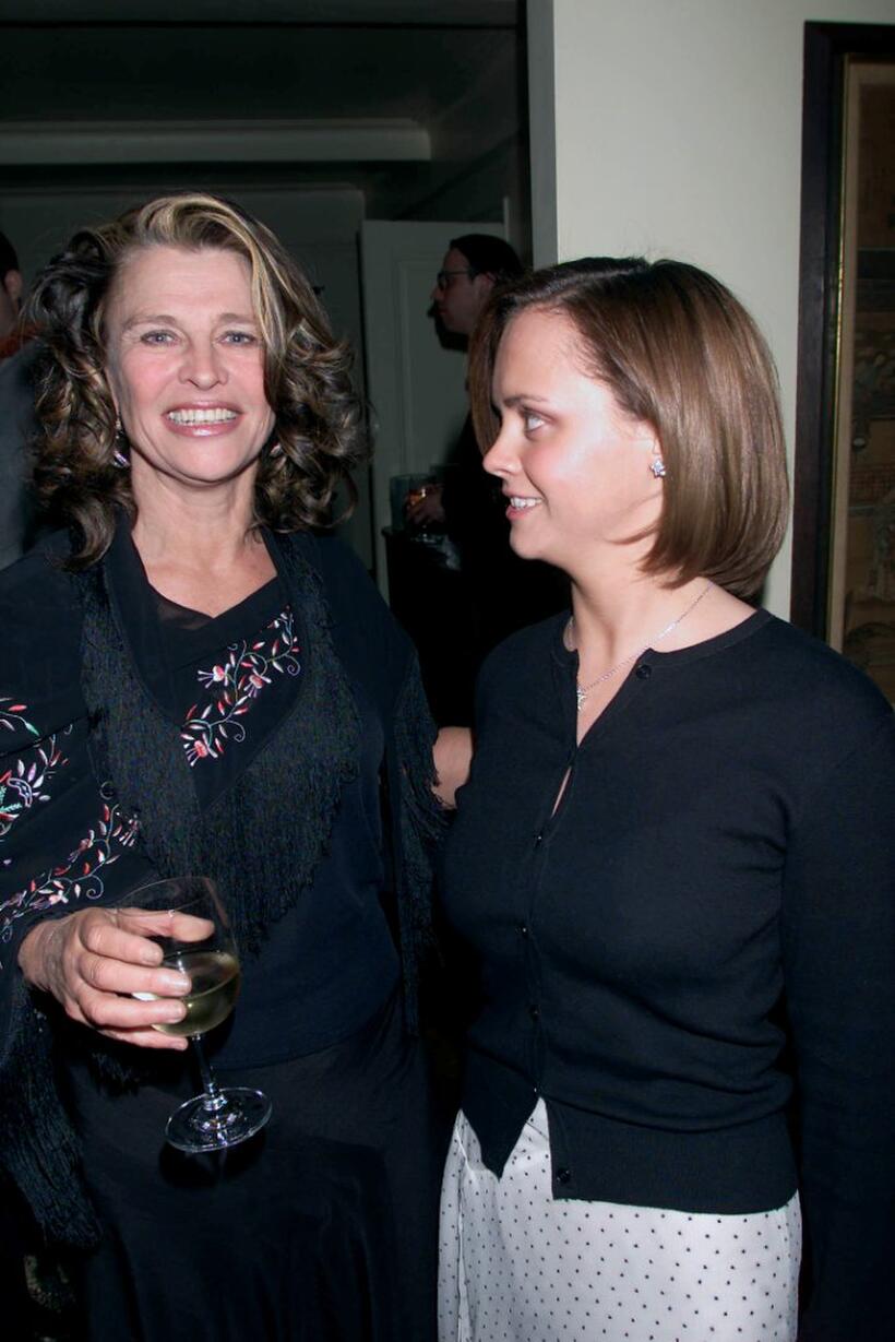 Julie Christie and Christina Ricci at the party for "The Man Who Cried".