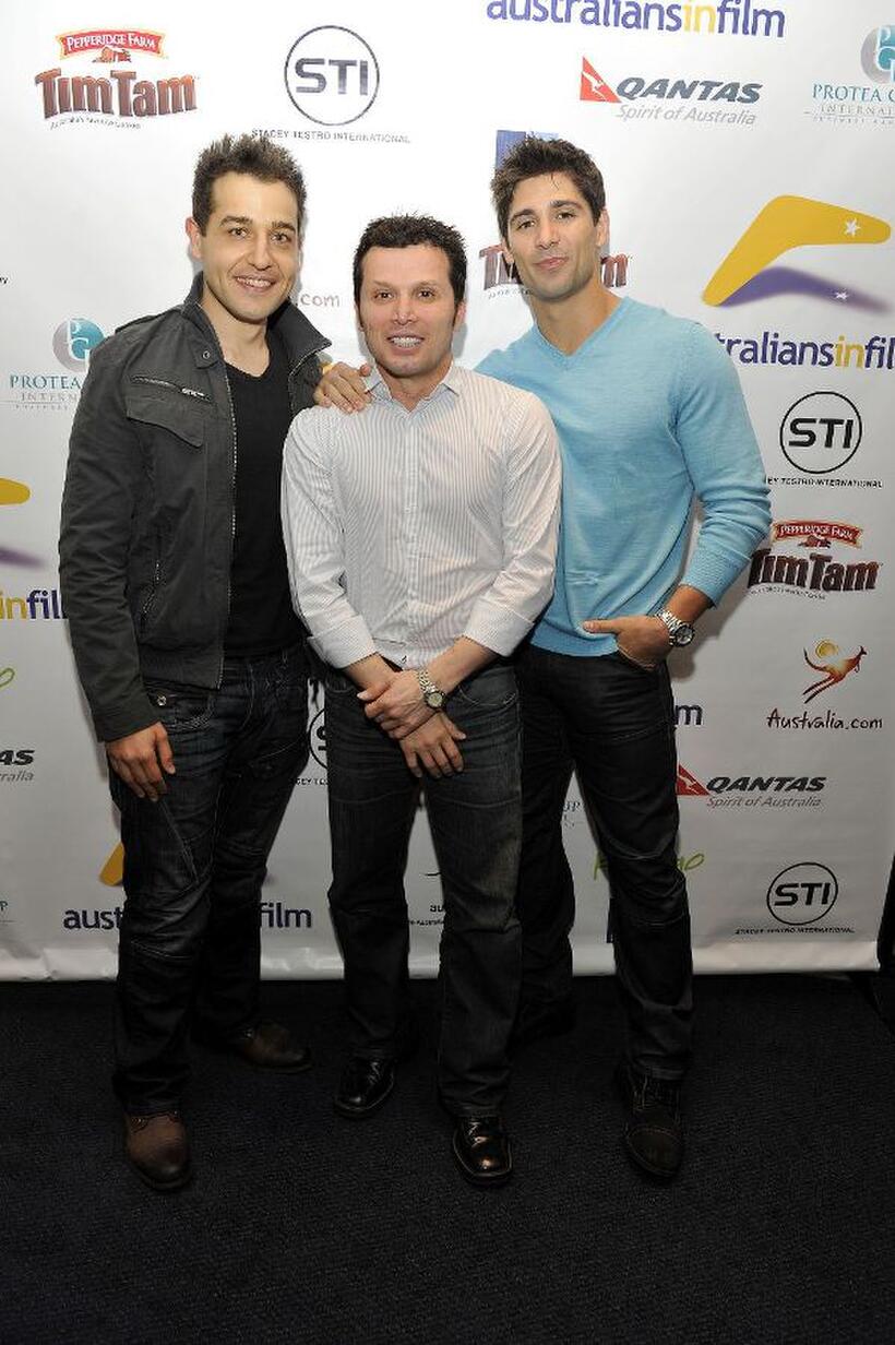Les Chantery, Serhat Caradee and Bren Foster at the Australians In Film screening of "Cedar Boys."