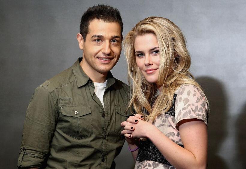 Les Chantery and Rachael Taylor at the Melbourne screening of "Cedar Boys."