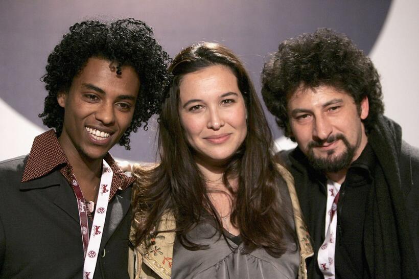 Sirak M. Sabahat, Yael Abecassis and Radu Mihaileanu at the 55th annual Berlinale International Film Festival.